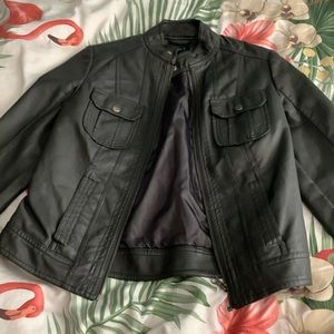 Leather jacket, perfect for street wear